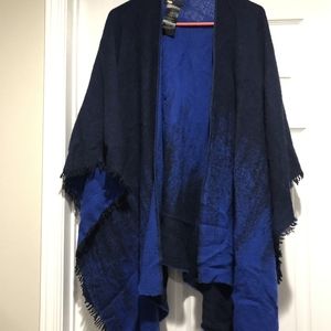 Scarf shawl MAJE blue